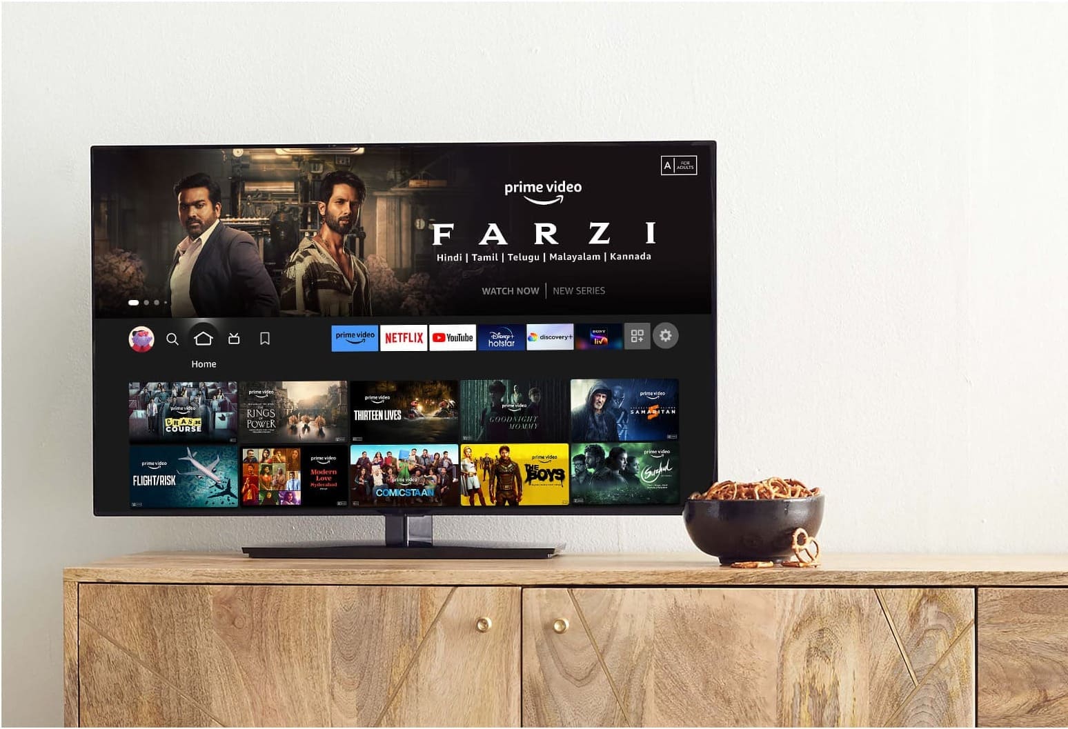 Fire TV home screen